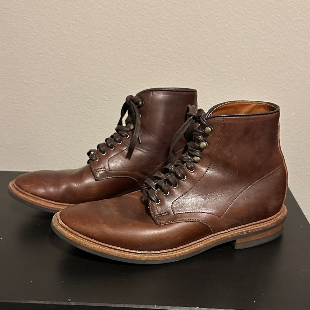 Allen Edmonds Men's Brown Leather Boots
